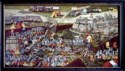 The Siege and Battle of Pavia by Netherlandish School
